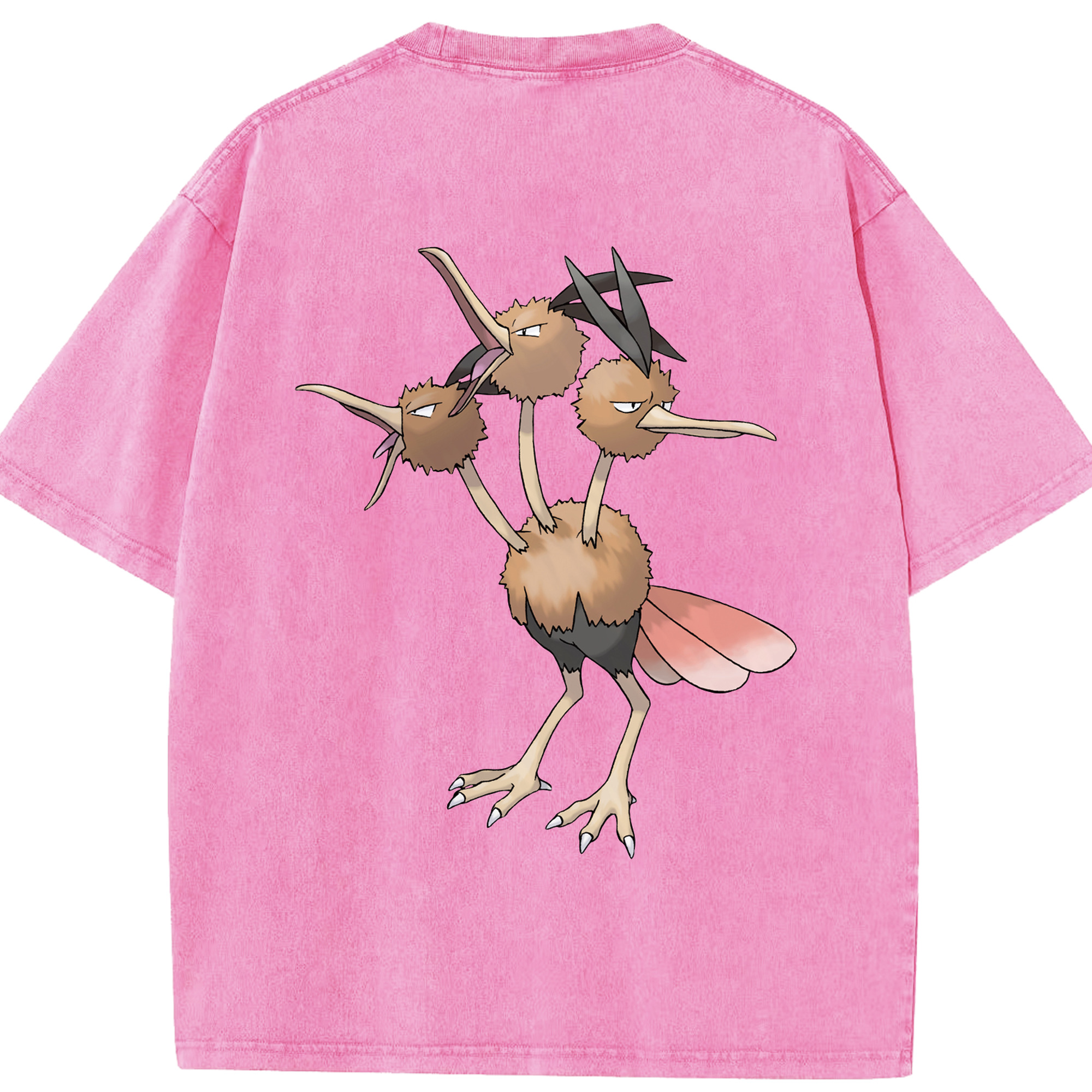 （画像用） ポケットモンスター Pokémon 綿100% ヴィンテージ風 半袖Tシャツ（背面プリント）